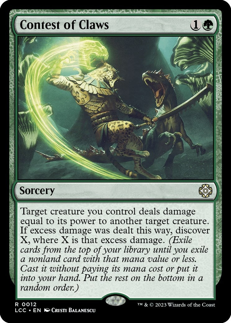 Image for Contest of Claws (12) - Magic: The Gathering