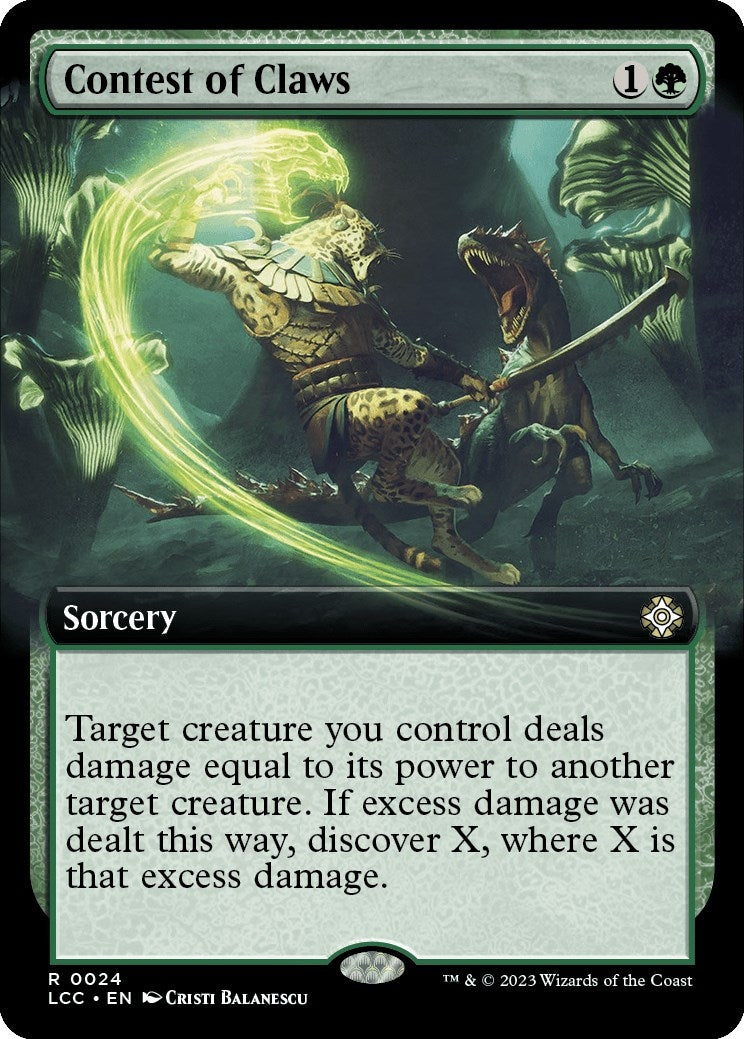 Image for Contest of Claws (Extended Art) (24) - Magic: The Gathering