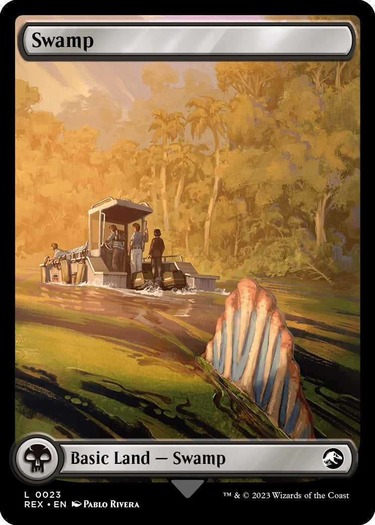 Image for Swamp (23) (Universes Beyond: Jurassic World Collection) (REX) - Magic: The Gathering