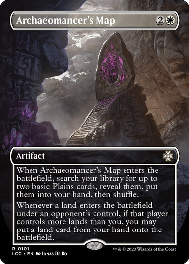 Image for Archaeomancer's Map (Borderless) (101) - Magic: The Gathering