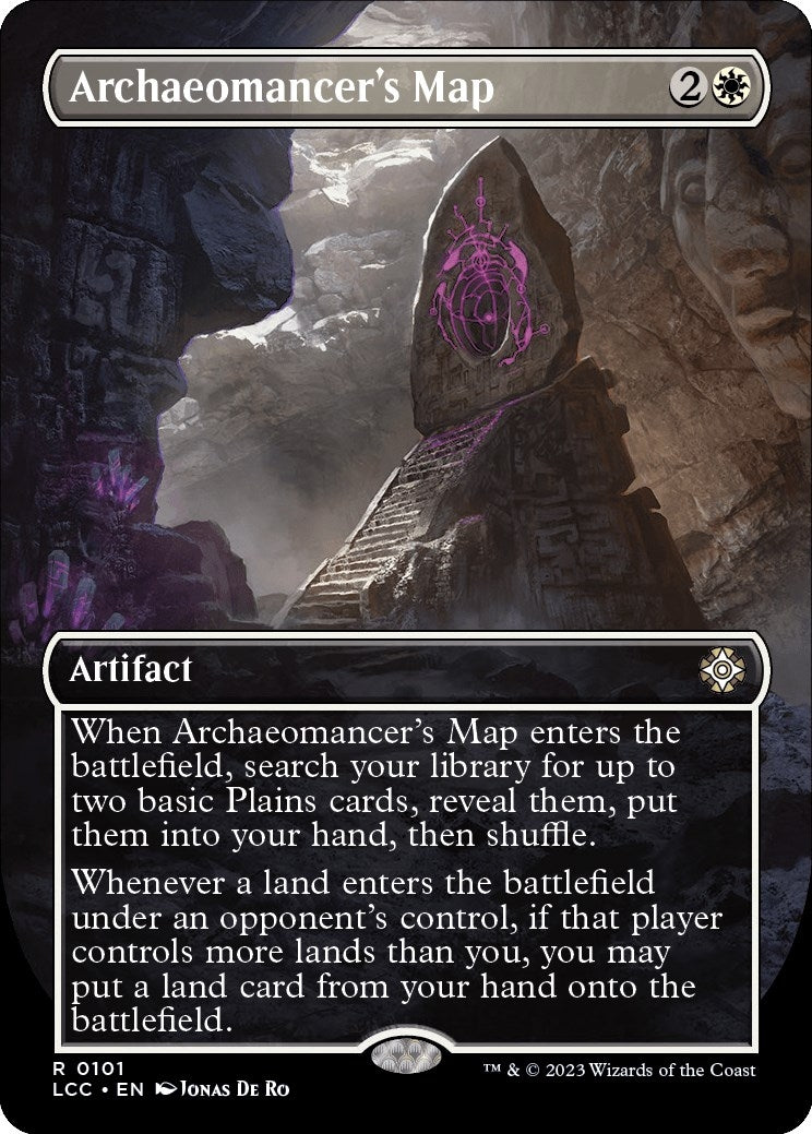 Image for Archaeomancer's Map (Borderless) (101) - Magic: The Gathering