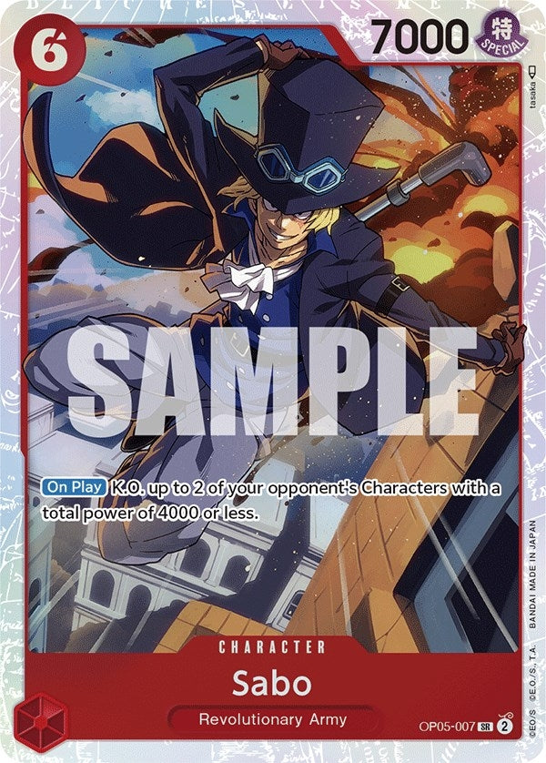 Image for Sabo (007) (OP05-007) (Awakening of the New Era) (OP05) - One Piece Card Game