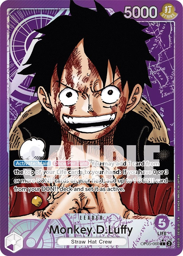 Monkey.D.Luffy (060) (Alternate Art) (OP05-060) (Awakening of the New Era)