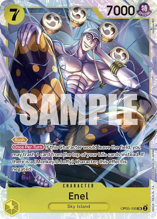 Image for Enel (100) (OP05-100) (Awakening of the New Era) (OP05) - One Piece Card Game