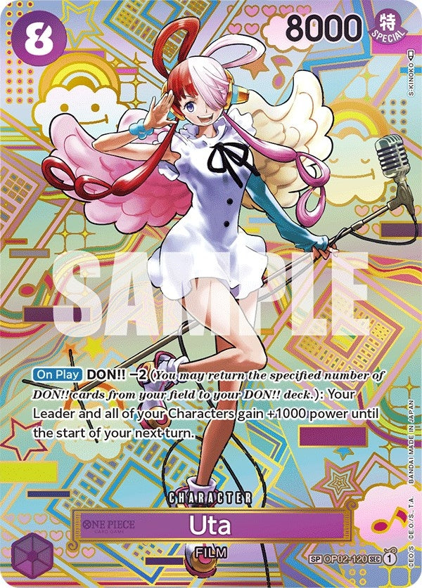 Image for Uta (SP) (OP02-120) (Awakening of the New Era) (OP05) - One Piece Card Game