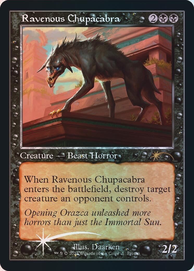 Image for Ravenous Chupacabra (Retro Frame) (1) (Open House Promos) (OHP) - Magic: The Gathering