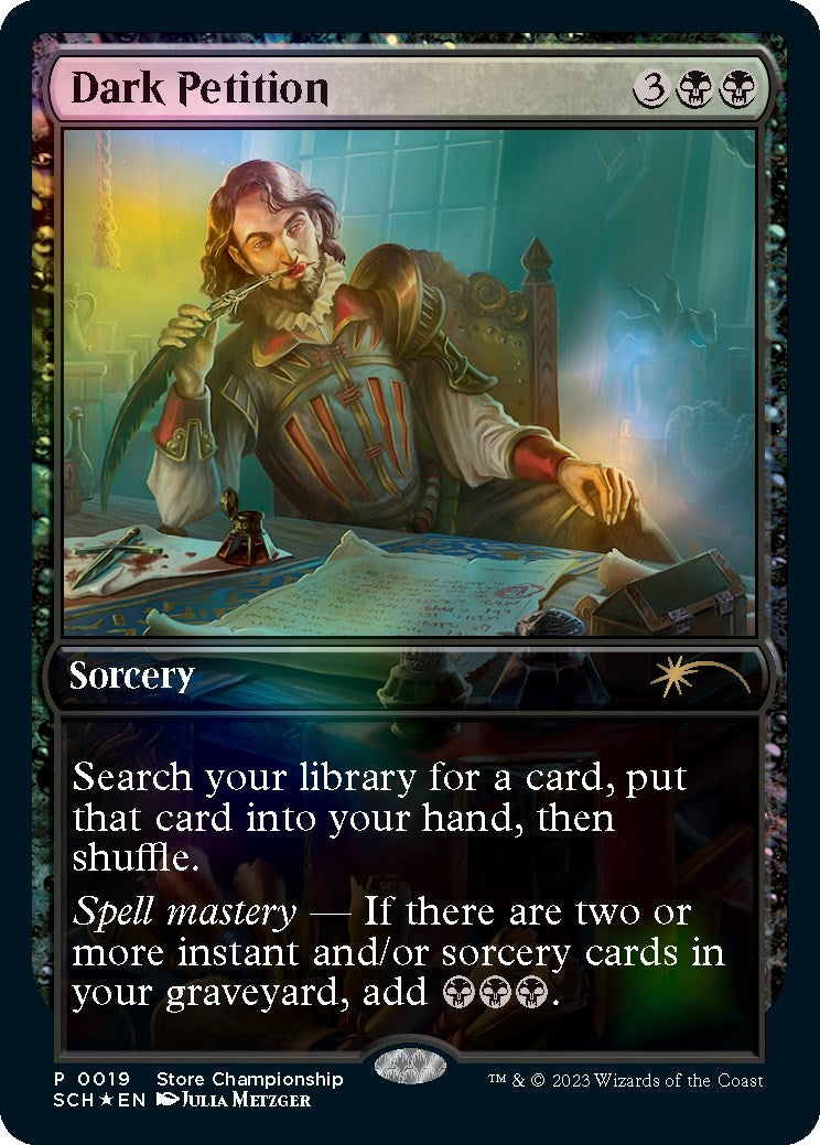 Image for Dark Petition (19) (Game Day & Store Championship Promos) - Magic: The Gathering