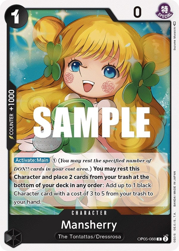 Image for Mansherry (OP05-088) (Awakening of the New Era) (OP05) - One Piece Card Game