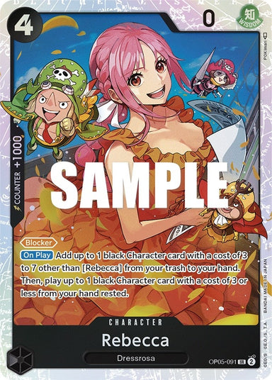 Image for Rebecca (OP05-091) (Awakening of the New Era) (OP05) - One Piece Card Game
