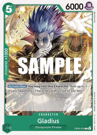 Image for Gladius (OP05-025) (Awakening of the New Era) (OP05) - One Piece Card Game