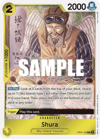 Image for Shura (OP05-106) (Awakening of the New Era) (OP05) - One Piece Card Game