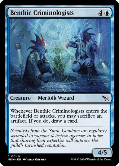 Image for Benthic Criminologists (40) (MKM) - Magic: The Gathering