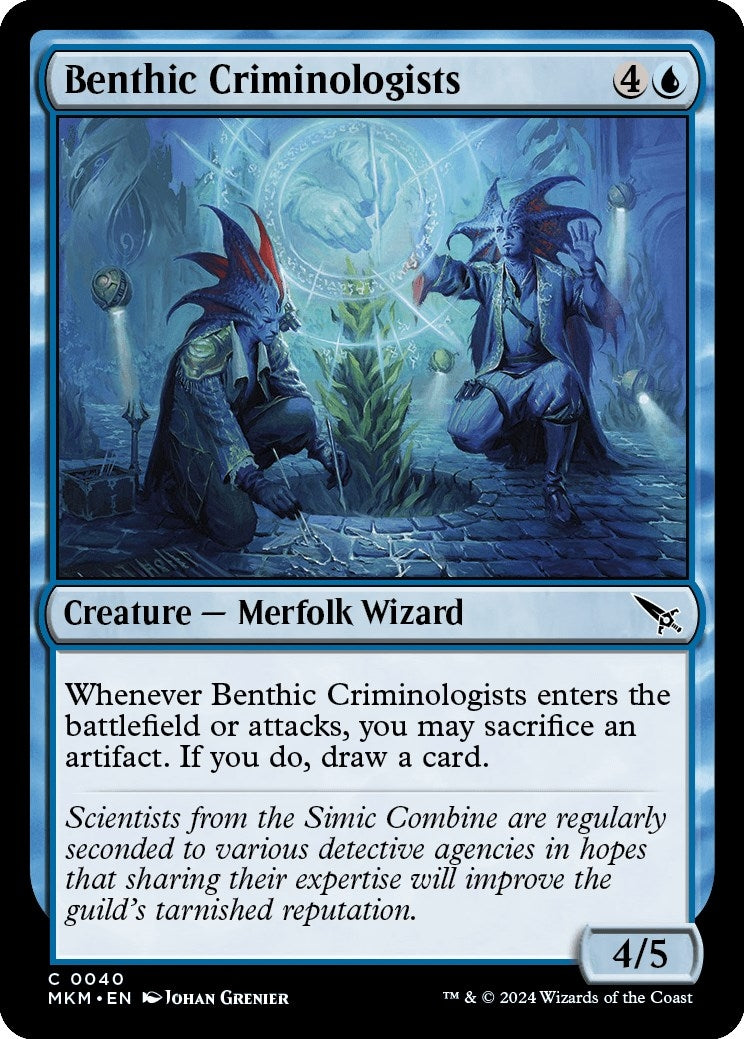 Image for Benthic Criminologists (40) (MKM) - Magic: The Gathering