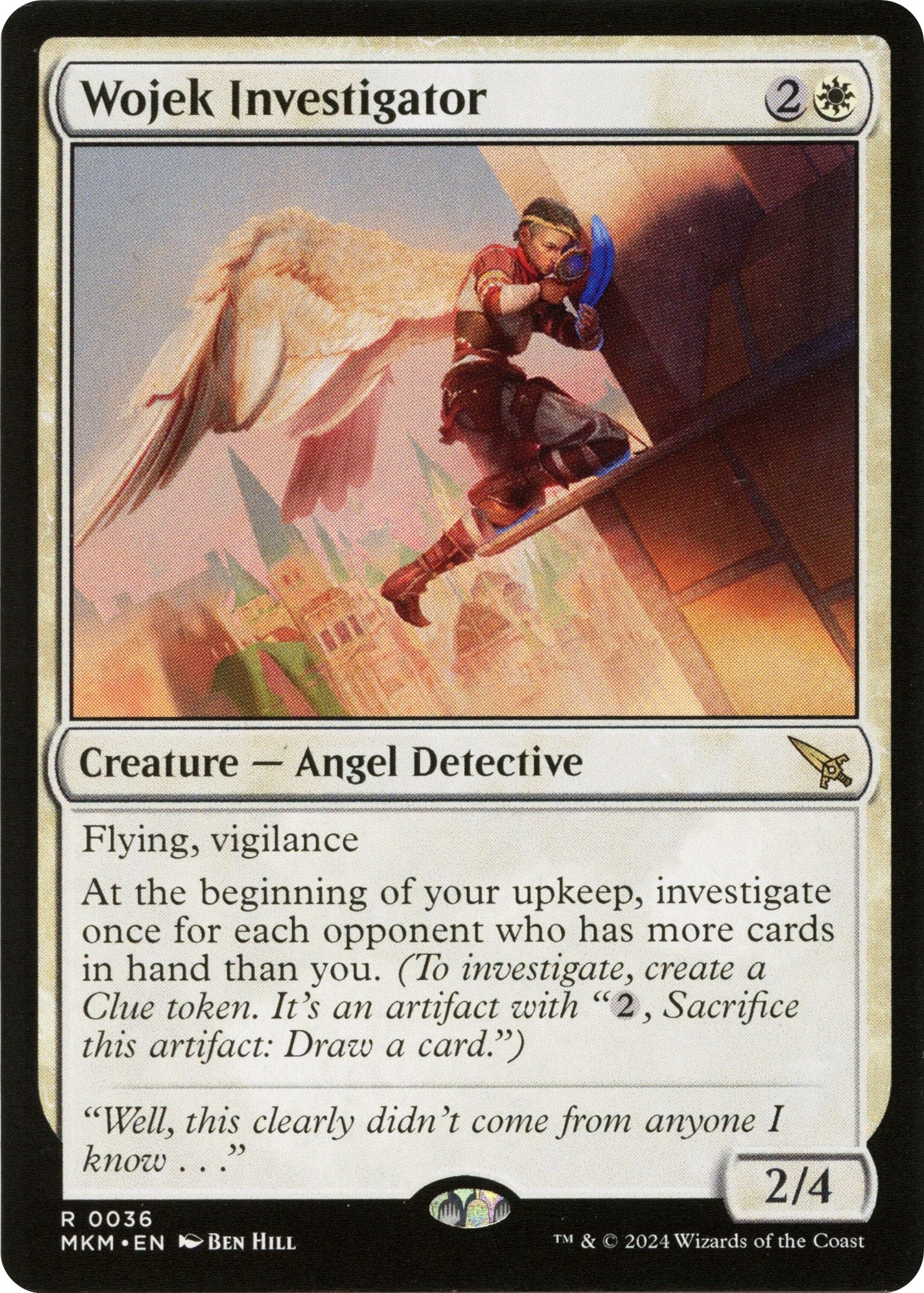 Image for Wojek Investigator (a) (36) (MKM) - Magic: The Gathering