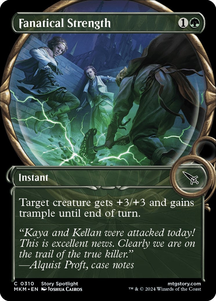 Image for Fanatical Strength (Showcase) (310) (MKM) - Magic: The Gathering