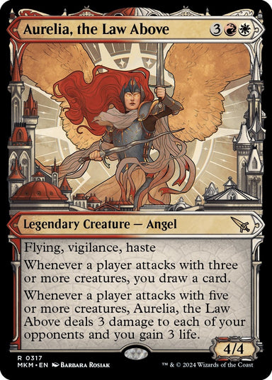 Image for Aurelia, the Law Above (Showcase) (0317) (317) (MKM) - Magic: The Gathering