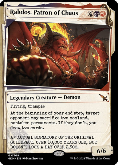 Image for Rakdos, Patron of Chaos (Showcase) (0369) (369) (MKM) - Magic: The Gathering