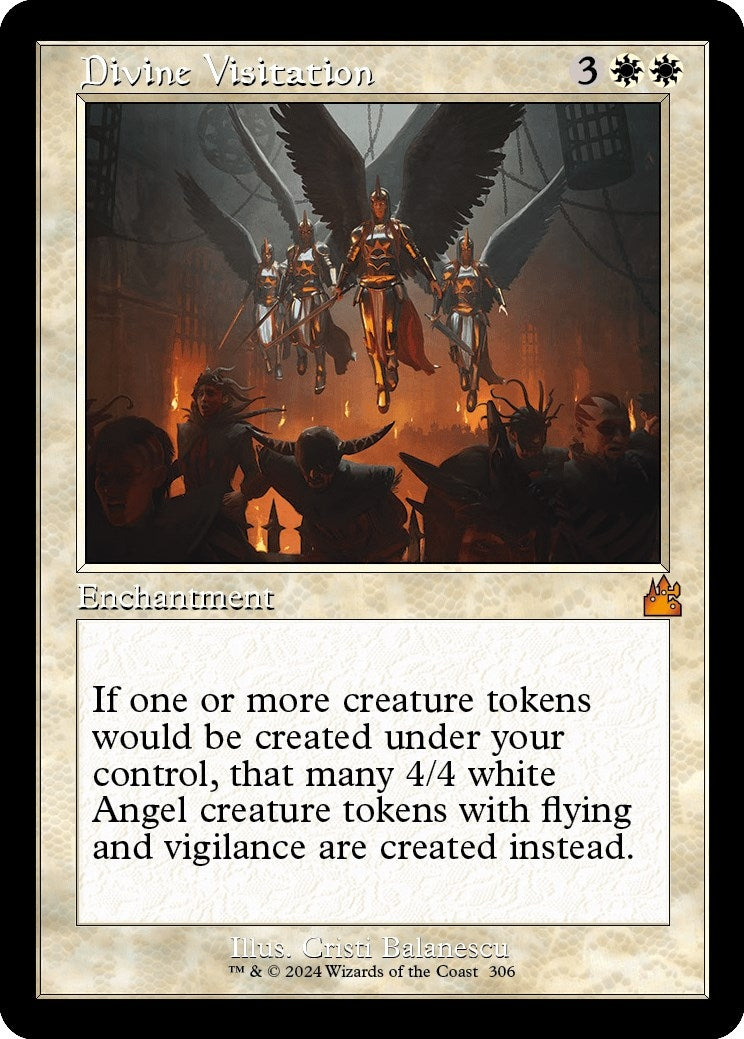 Image for Divine Visitation (Retro Frame) (306) (Ravnica Remastered) - Magic: The Gathering