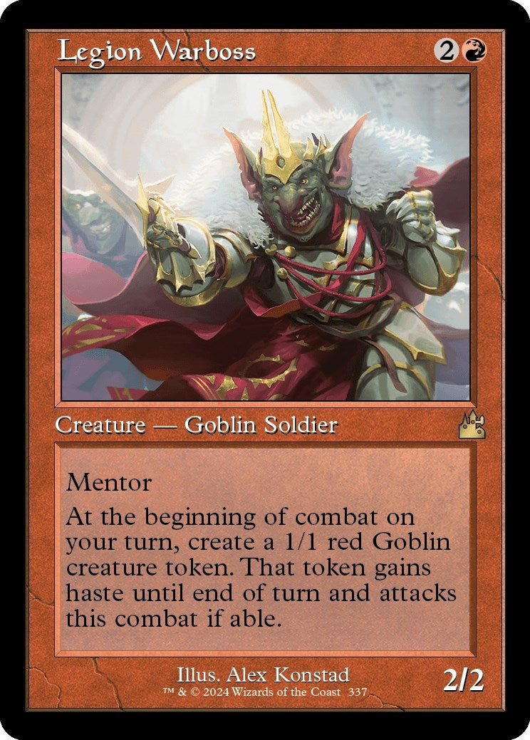 Image for Legion Warboss (Retro Frame) (337) (Ravnica Remastered) (RVR) - Magic: The Gathering