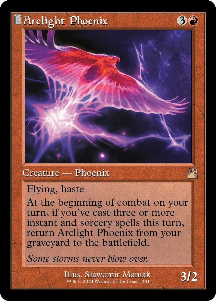 Image for Arclight Phoenix (Retro Frame) (331) (Ravnica Remastered) (RVR) - Magic: The Gathering