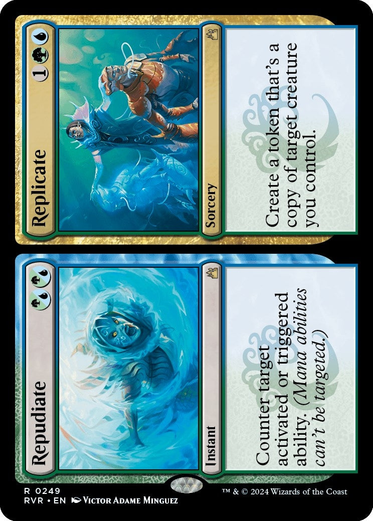 Image for Repudiate // Replicate (249) (Ravnica Remastered) (RVR) - Magic: The Gathering