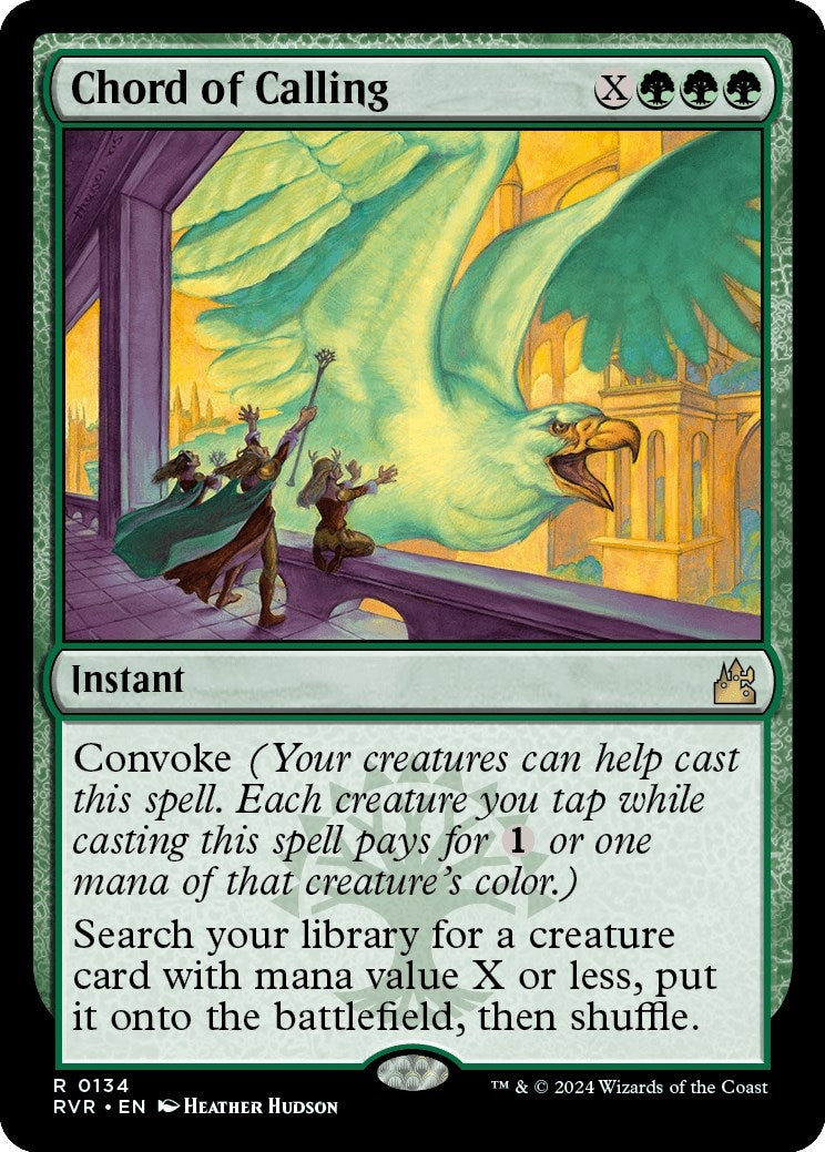 Image for Chord of Calling (134) (Ravnica Remastered) - Magic: The Gathering