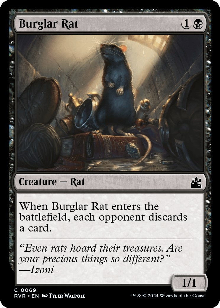 Burglar Rat (69) (Ravnica Remastered)