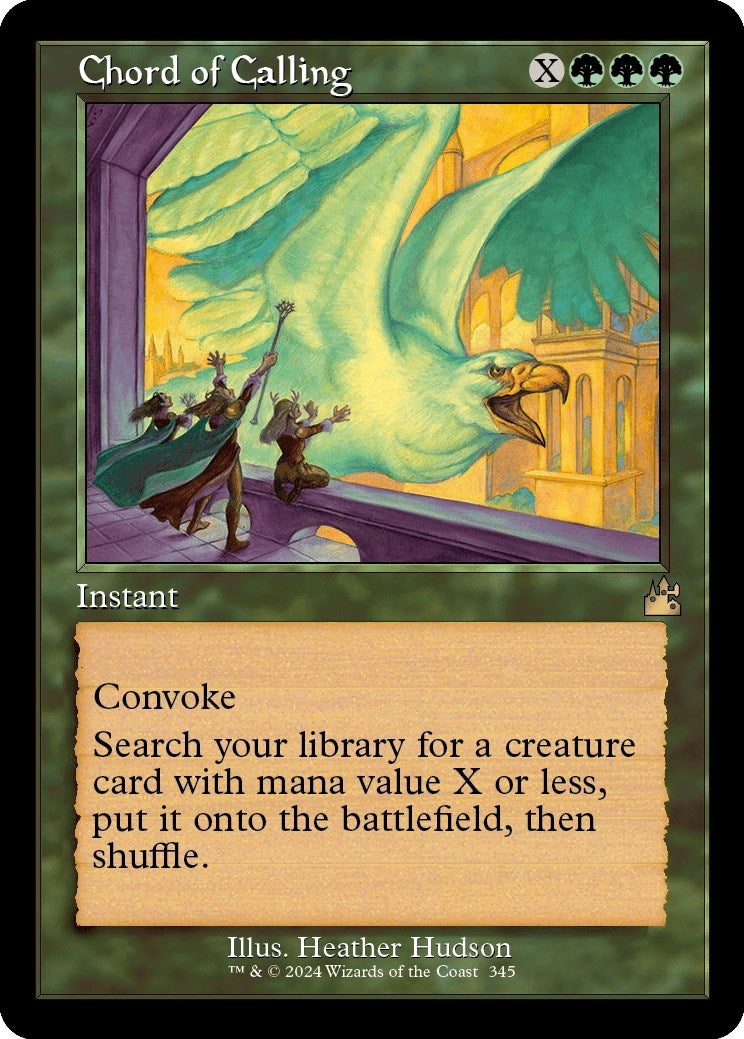 Image for Chord of Calling (Retro Frame) (345) (Ravnica Remastered) (RVR) - Magic: The Gathering
