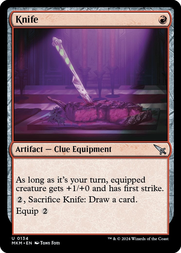 Image for Knife (134) (MKM) - Magic: The Gathering