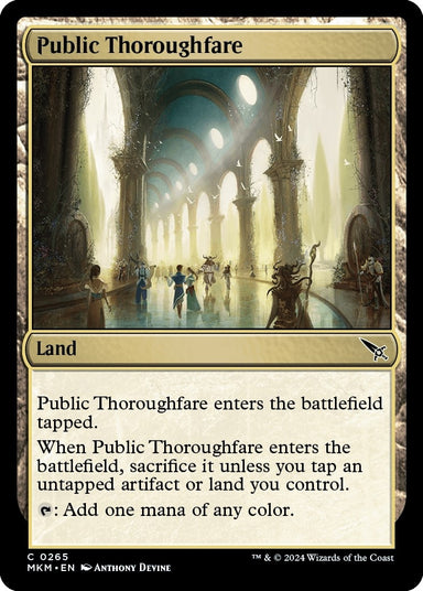 Image for Public Thoroughfare (265) (MKM) - Magic: The Gathering
