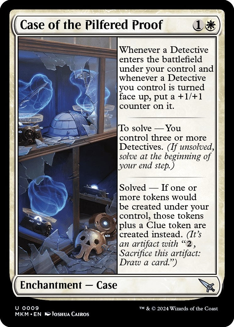 Image for Case of the Pilfered Proof (9) (MKM) - Magic: The Gathering