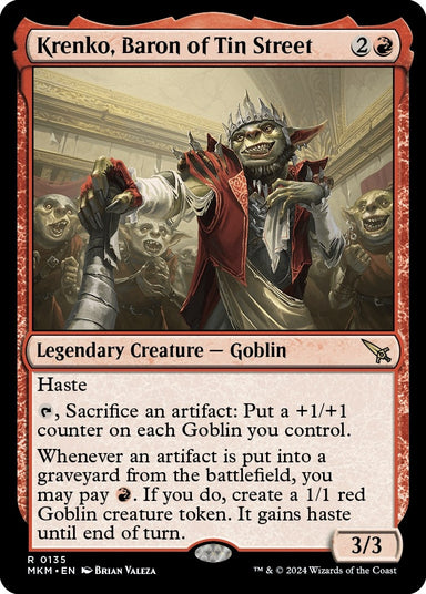 Image for Krenko, Baron of Tin Street (135) (MKM) - Magic: The Gathering