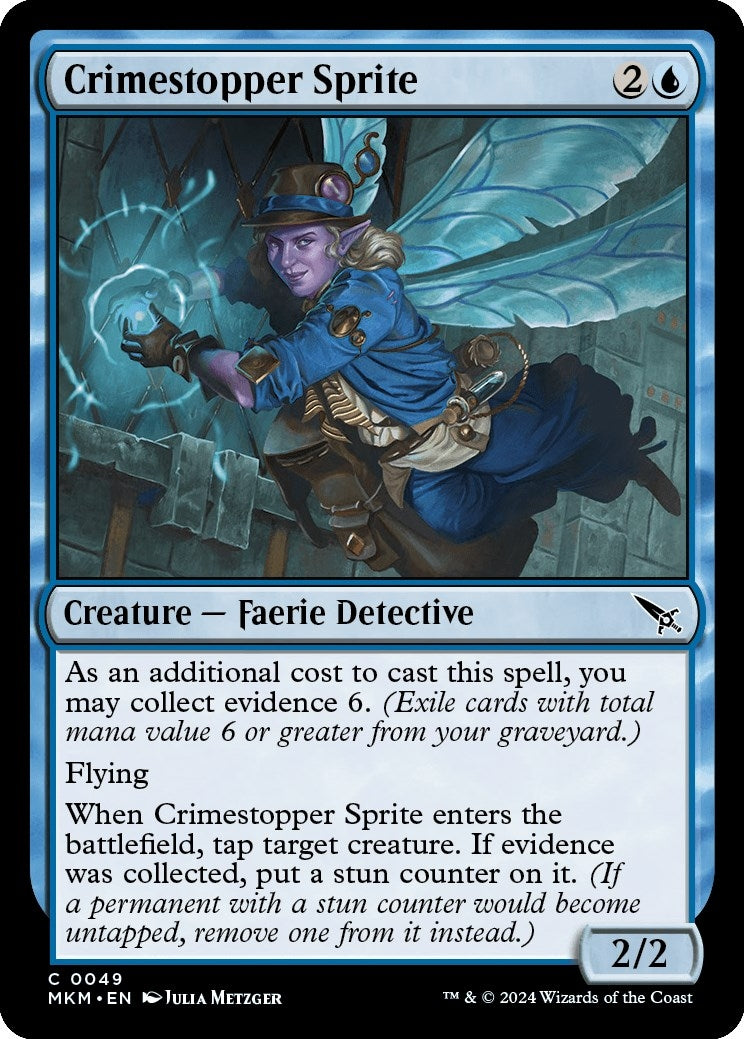 Image for Crimestopper Sprite (49) (MKM) - Magic: The Gathering