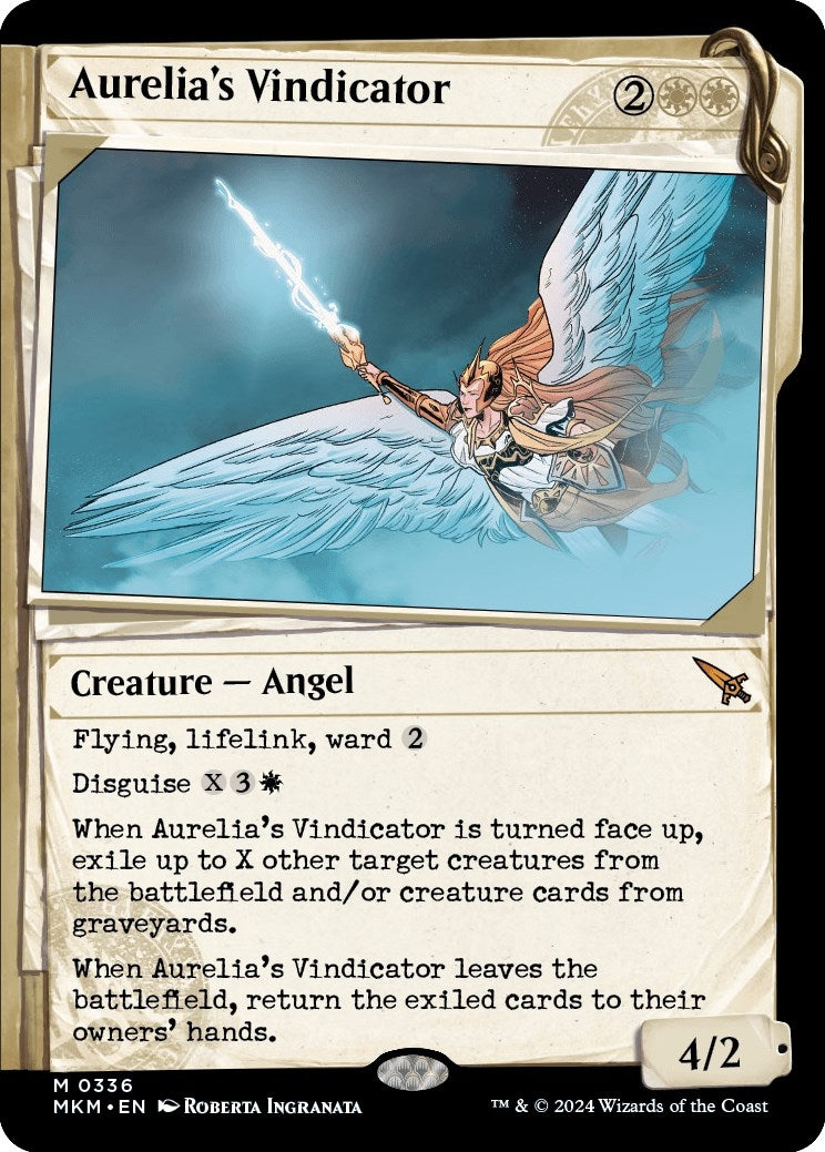 Image for Aurelia's Vindicator (Showcase) (336) (MKM) - Magic: The Gathering