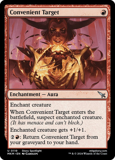 Image for Convenient Target (119) (MKM) - Magic: The Gathering