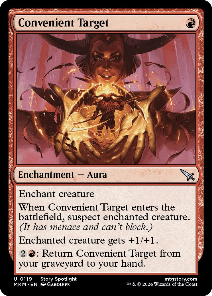 Image for Convenient Target (119) (MKM) - Magic: The Gathering