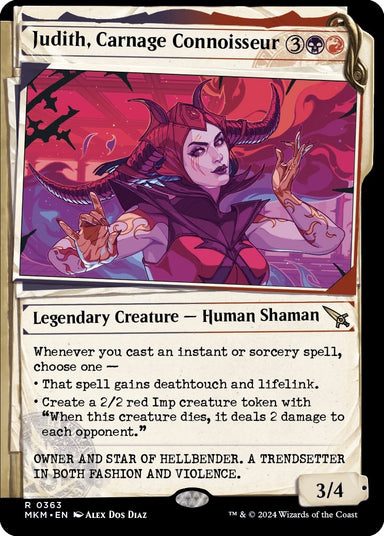 Image for Judith, Carnage Connoisseur (Showcase) (363) (MKM) - Magic: The Gathering