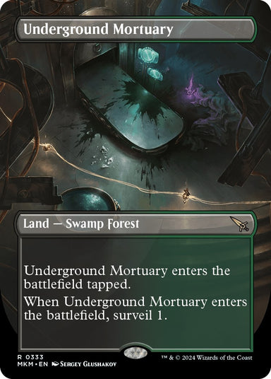 Image for Underground Mortuary (Borderless) (333) (MKM) - Magic: The Gathering