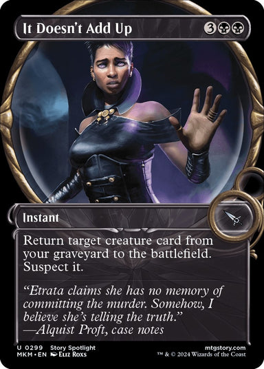 Image for It Doesn't Add Up (Showcase) (299) (MKM) - Magic: The Gathering