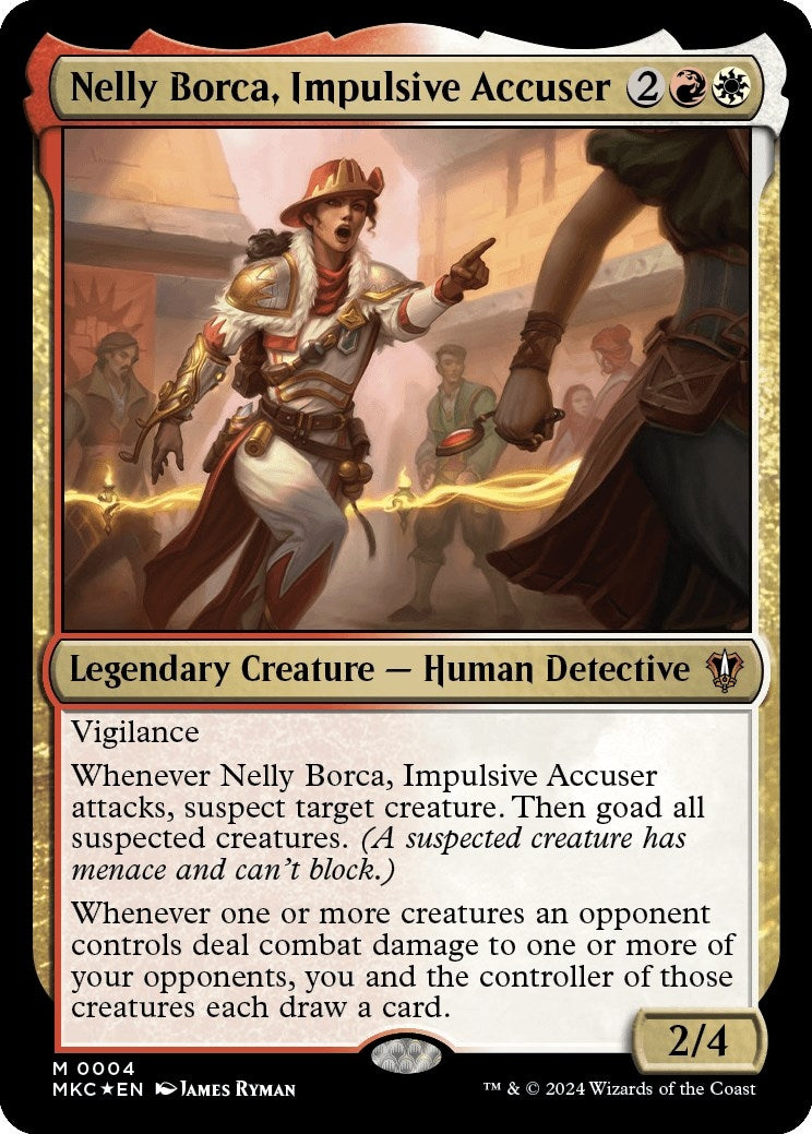 Image for Nelly Borca, Impulsive Accuser (4) (MKC) - Magic: The Gathering