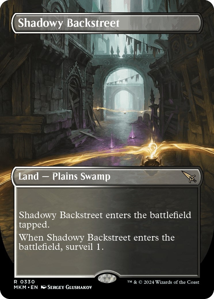 Image for Shadowy Backstreet (Borderless) (330) (MKM) - Magic: The Gathering