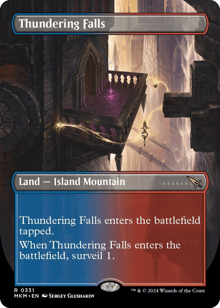 Image for Thundering Falls (Borderless) (331) (MKM) - Magic: The Gathering