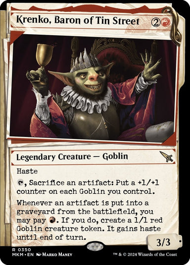 Image for Krenko, Baron of Tin Street (Showcase) (350) (MKM) - Magic: The Gathering