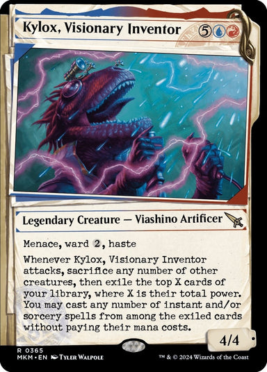 Image for Kylox, Visionary Inventor (Showcase) (365) (MKM) - Magic: The Gathering