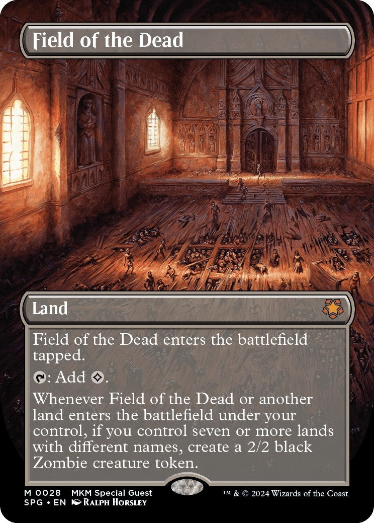 Image for Field of the Dead (Borderless) (28) (Special Guests) - Magic: The Gathering