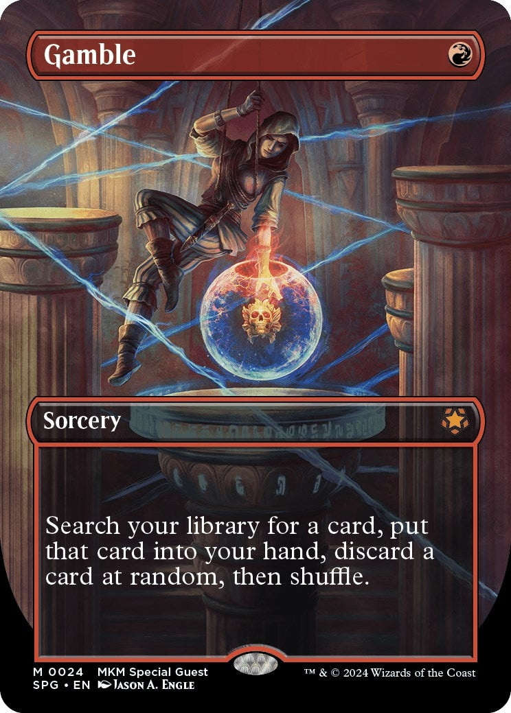 Image for Gamble (Borderless) (24) (Special Guests) - Magic: The Gathering
