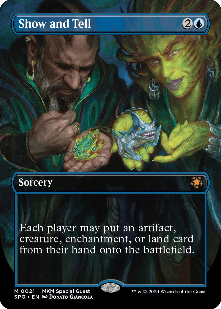 Image for Show and Tell (Borderless) (21) (Special Guests) - Magic: The Gathering