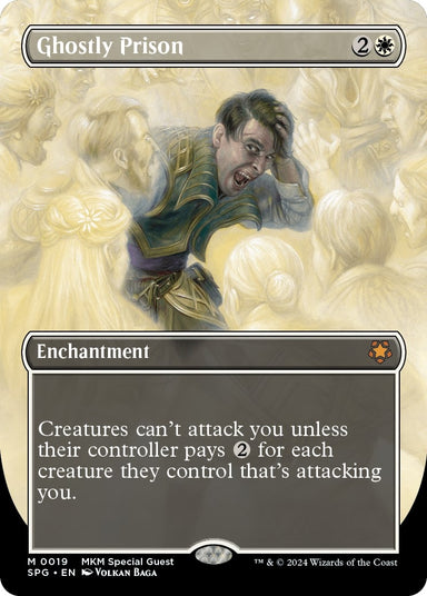 Image for Ghostly Prison (Borderless) (19) (Special Guests) - Magic: The Gathering
