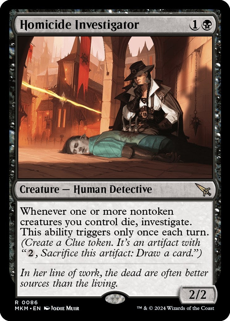 Image for Homicide Investigator (86) (MKM) - Magic: The Gathering