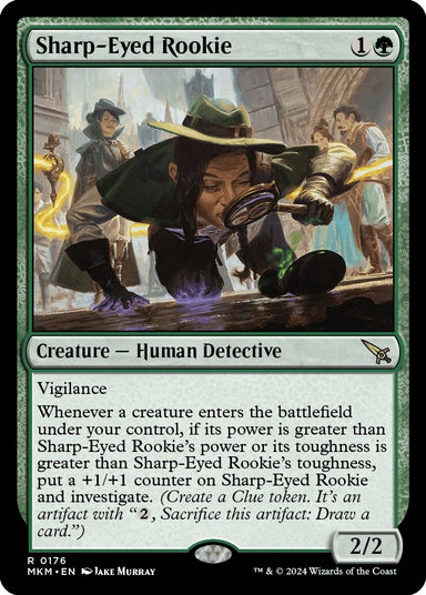 Image for Sharp-Eyed Rookie (176) (MKM) - Magic: The Gathering